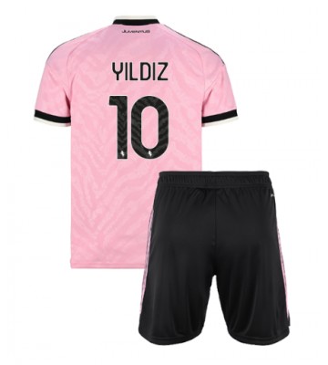 Juventus Kenan Yildiz #10 Udebanetrøje Børn 2026-27 Kortærmet (+ Korte bukser)